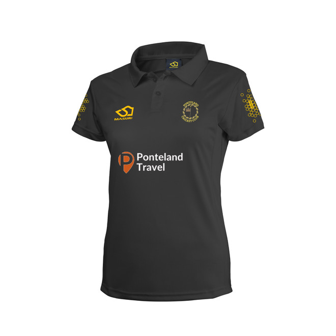 Women's Short Sleeve Coloured Cricket Shirt-PONT