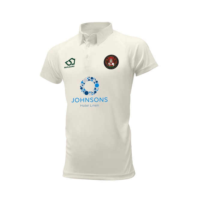 Mens Short Sleeve Cricket Shirt-PWLLHE