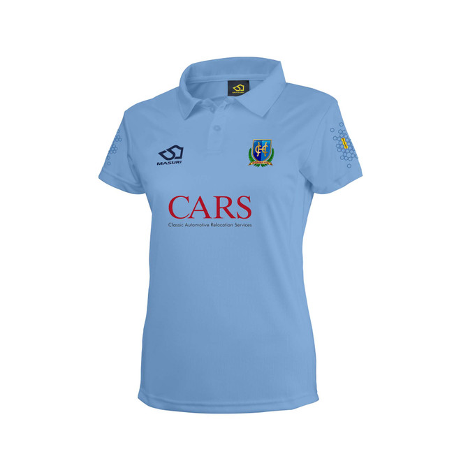 Women's Short Sleeve Coloured Cricket Shirt-HVLCC