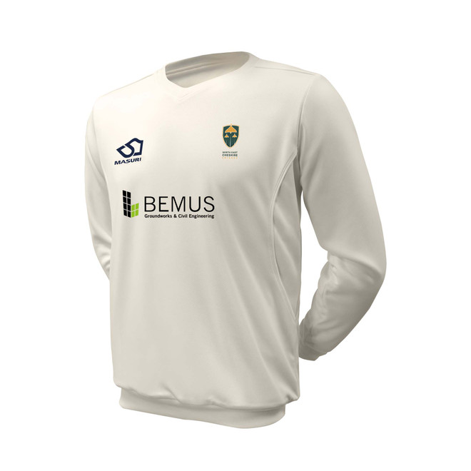 Junior Long Sleeve Cricket Slipover -NRETC