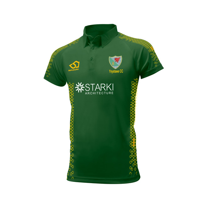 Women's Short Sleeve Coloured Cricket Shirt-Men's Fit-YYSTW