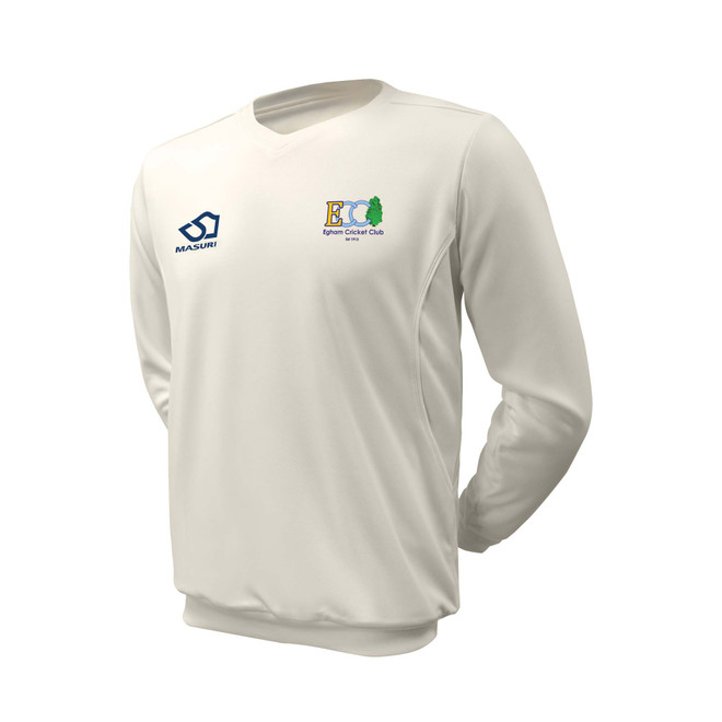 Junior Long Sleeve Cricket Slipover -EGHM
