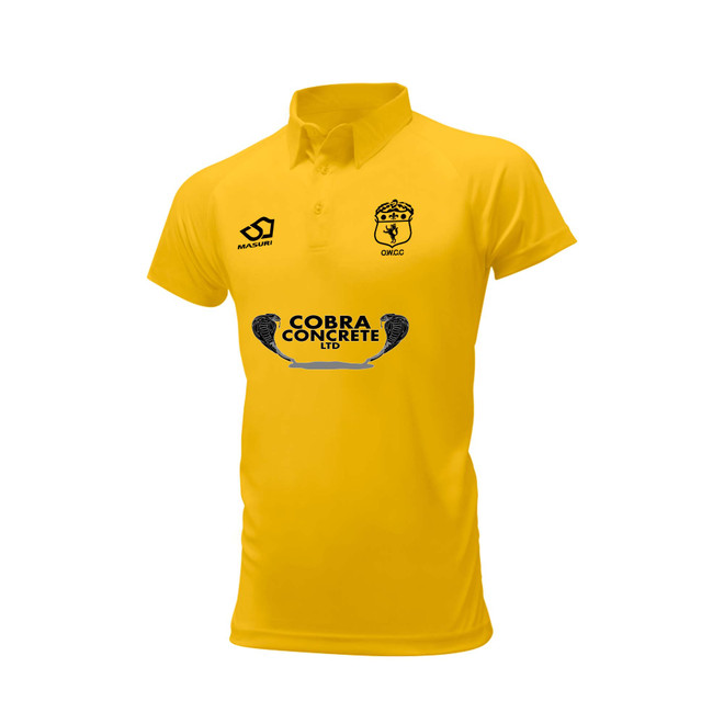 Junior Short Sleeve Coloured Cricket Shirt -OLDWIL