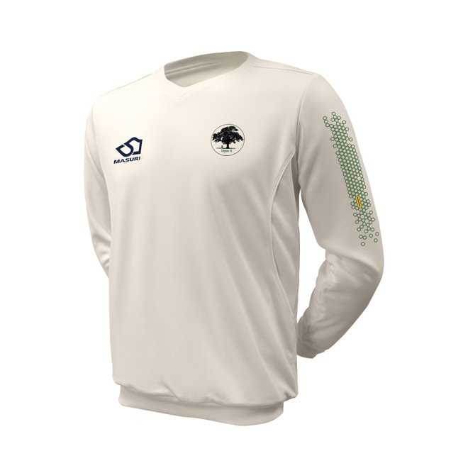 Junior Long Sleeve Cricket Slipover -TILCC