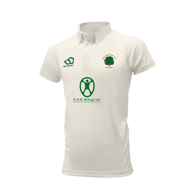 Mens Short Sleeve Cricket Shirt-BHNCC