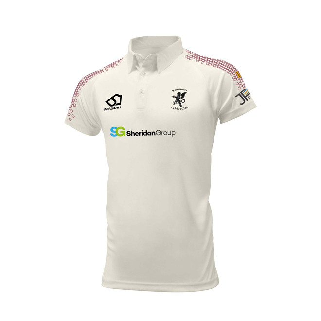 Mens Short Sleeve Cricket Shirt-WDHCC