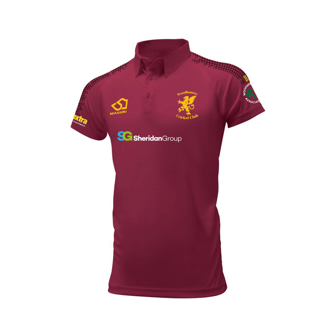 Junior Short Sleeve Coloured Cricket Shirt -WDHCC