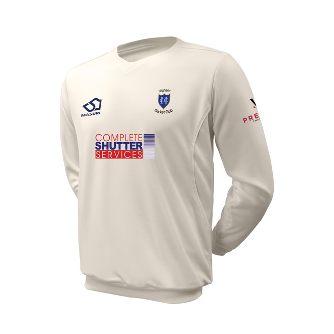 Junior Long Sleeve Cricket Slipover -HIGCC