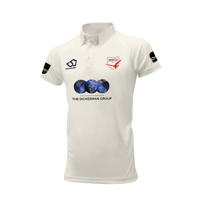 Junior Short Sleeve Cricket Shirt-BRIGSCC