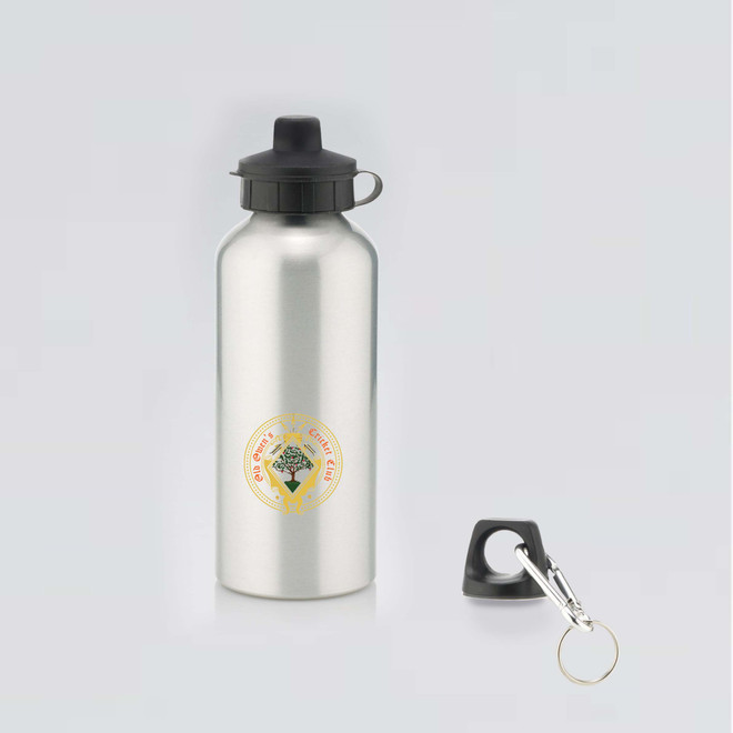 Aluminium Water Bottle with 2 Cap Styles-OLDOW