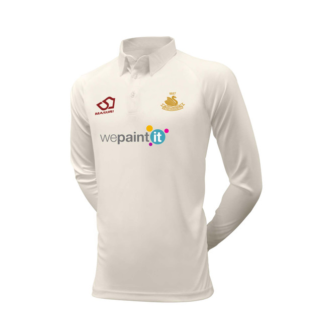 Long Sleeve Cricket Shirt-NETHER
