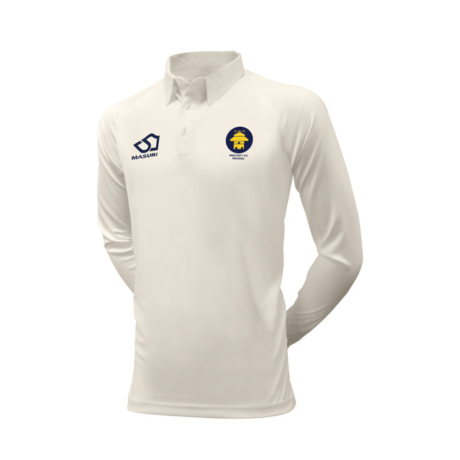 Junior Long Sleeve Cricket Shirt-WESTCOTT