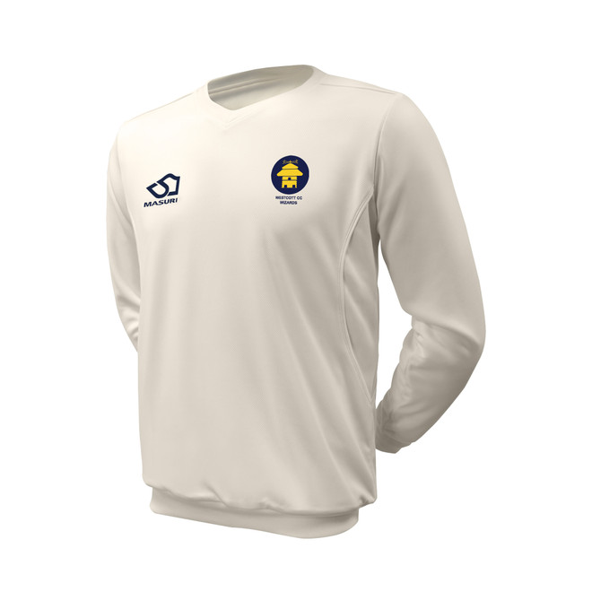 Junior Long Sleeve Cricket Slipover -WESTCOTT