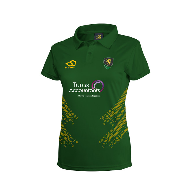 Women's Short Sleeve Coloured Cricket Shirt-SHELT