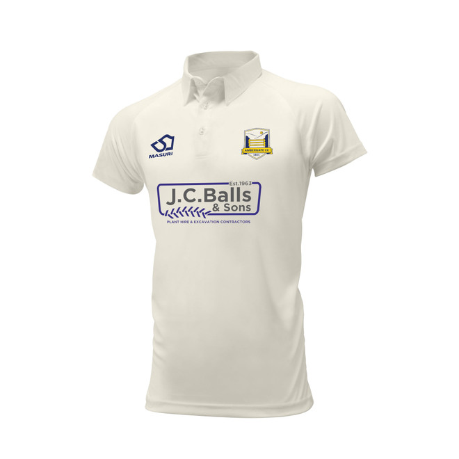 Junior Short Sleeve Cricket Shirt-ABGCC