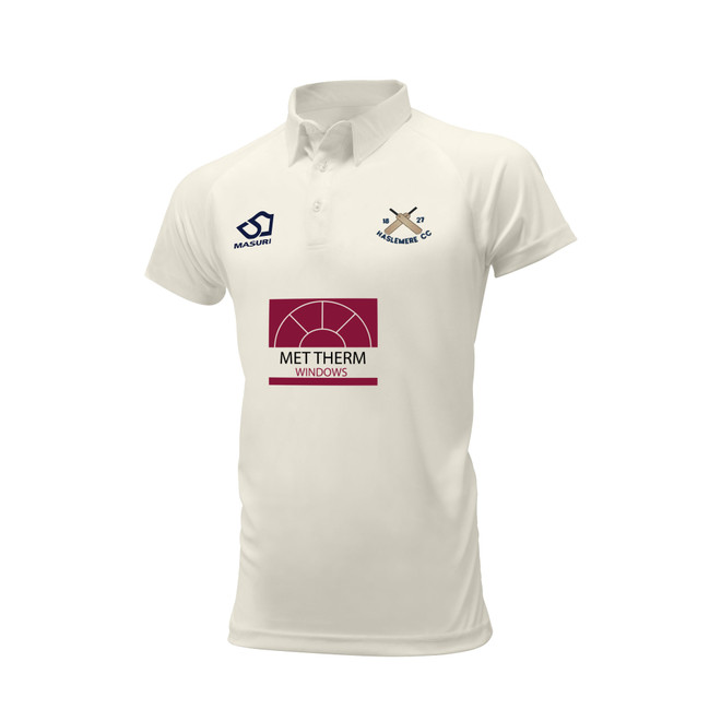 Junior Short Sleeve Cricket Shirt-HASL