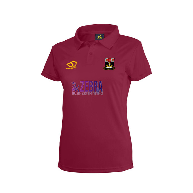 Women's Short Sleeve Coloured Cricket Shirt-FHCROFTON