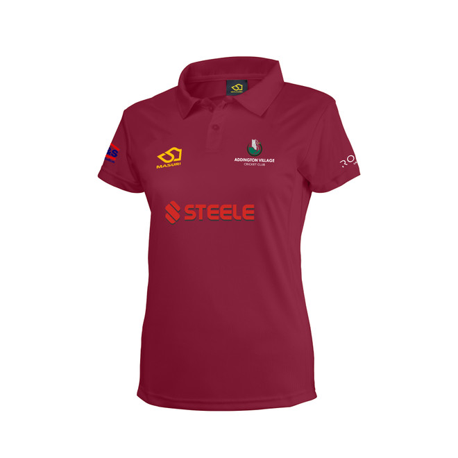 Women's Short Sleeve Coloured Cricket Shirt-AVCC