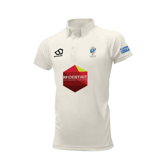 Junior Short Sleeve Cricket Shirt-BDTCC