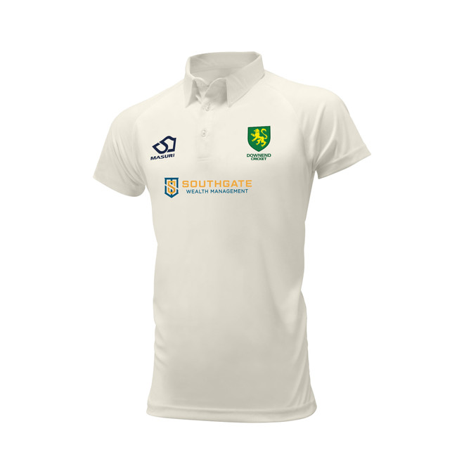 Mens Short Sleeve Cricket Shirt-DOWNEND