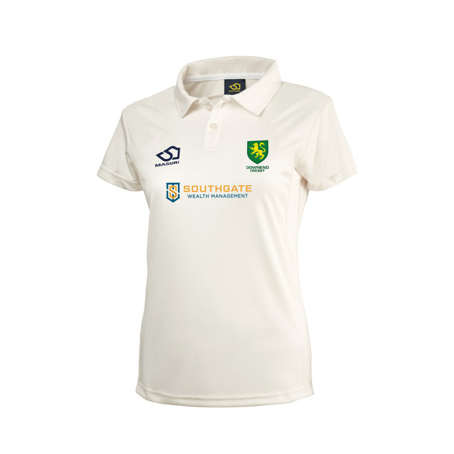 Women's Short Sleeve Cricket Shirt-DOWNED