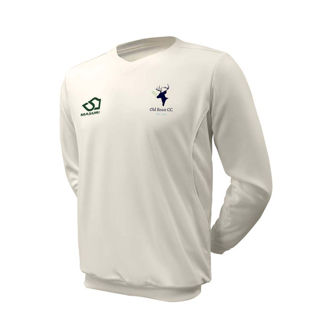 Junior Long Sleeve Cricket Slipover -OLDRCC