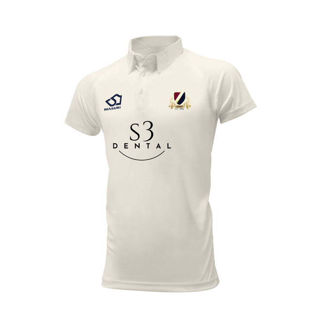 Junior Short Sleeve Cricket Shirt-CHEMC
