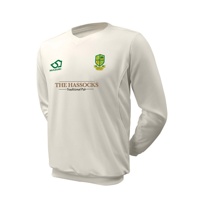 Junior Long Sleeve Cricket Slipover -KAHCC3