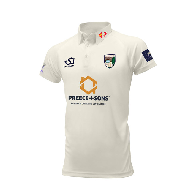 Mens Short Sleeve Cricket Shirt-HBTCC