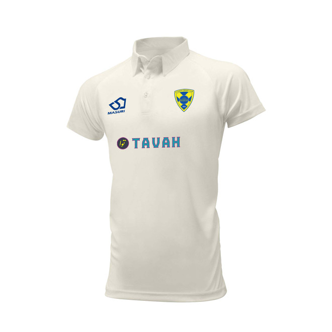 Mens Short Sleeve Cricket Shirt-ALBANSCC