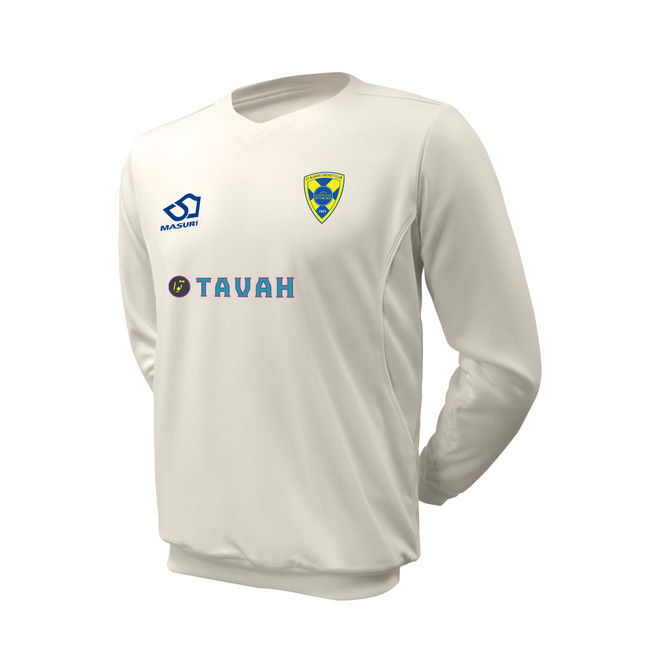 Long Sleeve Cricket Slipover -ALBANSCC