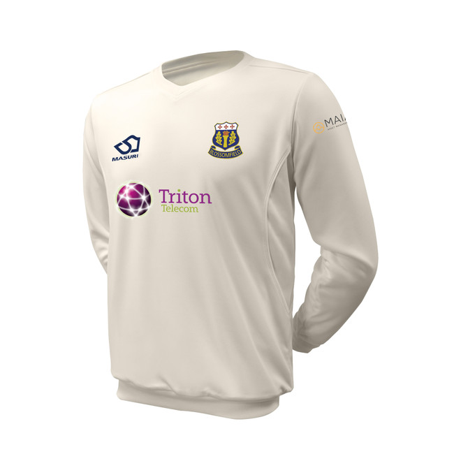 Junior Long Sleeve Cricket Slipover -SOLIHULL