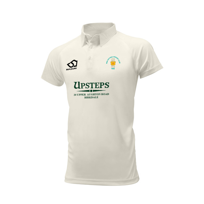 Mens Short Sleeve Cricket Shirt-NEWVIC