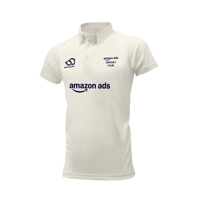 Mens Short Sleeve Cricket Shirt-AMAD
