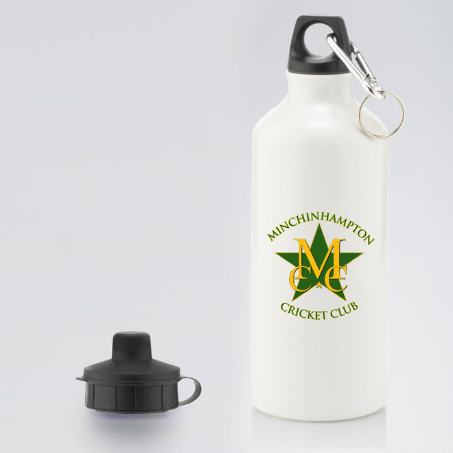 Aluminium Water Bottle with 2 Cap Styles-MINCHIN
