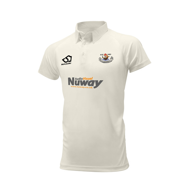 Junior Short Sleeve Cricket Shirt-SOHOLD