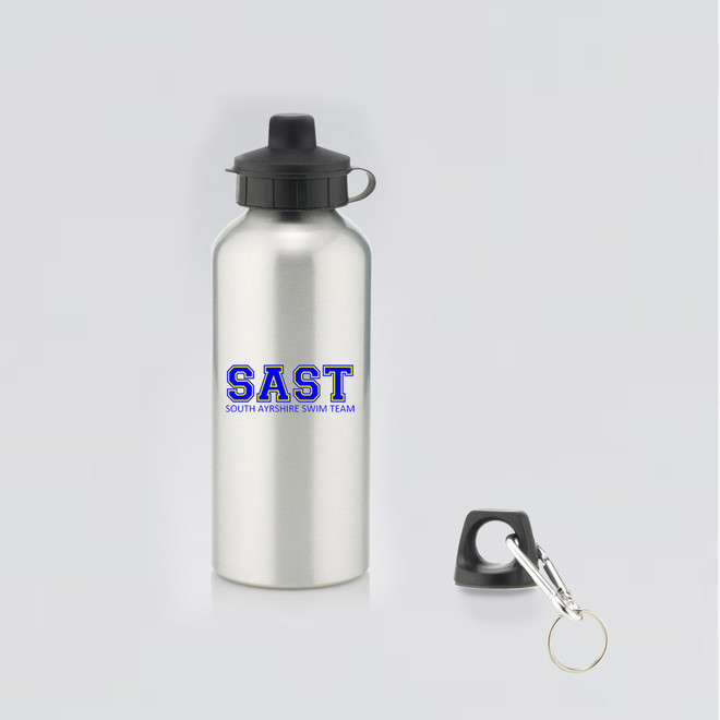 Aluminium Water Bottle with 2 Cap Styles-SASTB1