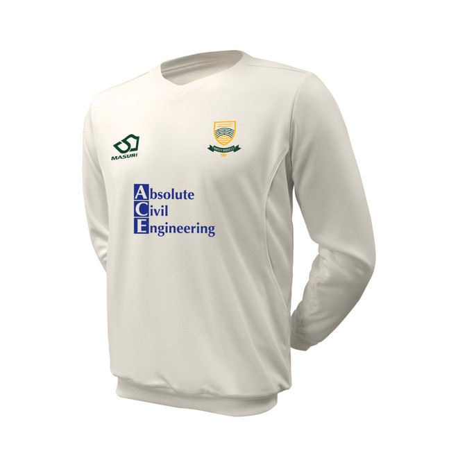 Junior Long Sleeve Cricket Slipover -SHOTLB
