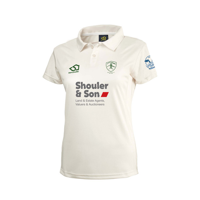 Women's Short Sleeve Cricket Shirt-GRDBCC