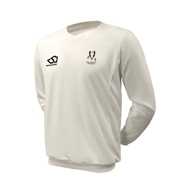 Long Sleeve Cricket Slipover -BROADC
