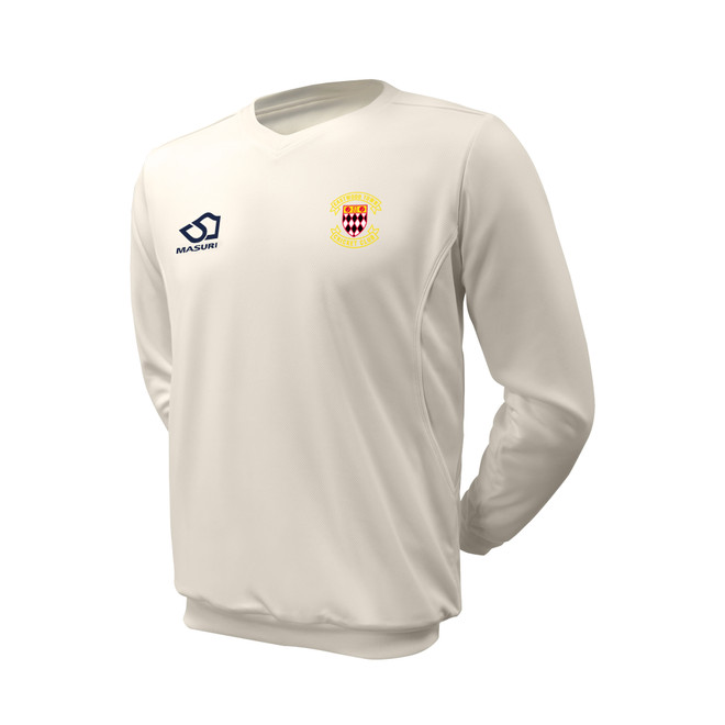 Junior Long Sleeve Cricket Slipover -EASTWO