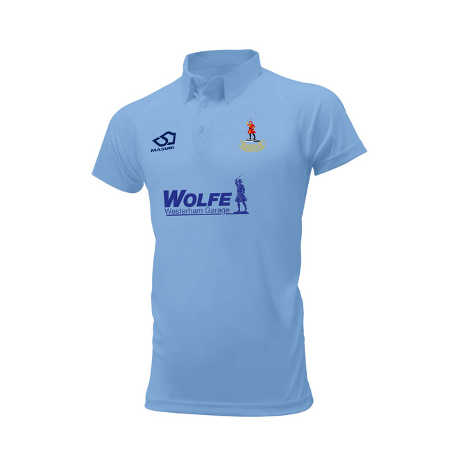 Mens Short Sleeve Coloured Cricket Shirt -WESTHCC