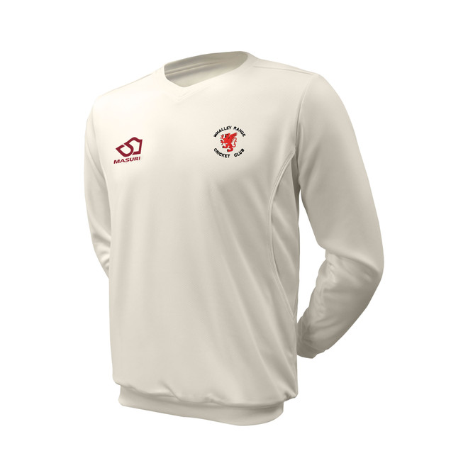 Junior Long Sleeve Cricket Slipover -WRCC