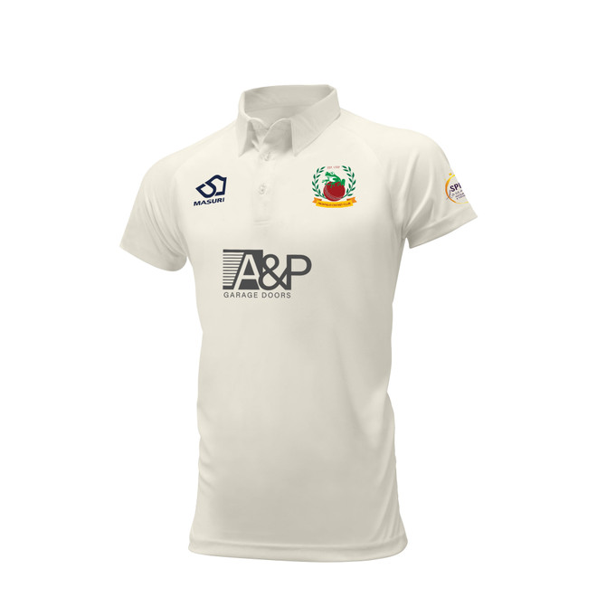 Junior Short Sleeve Cricket Shirt-FRXFLD
