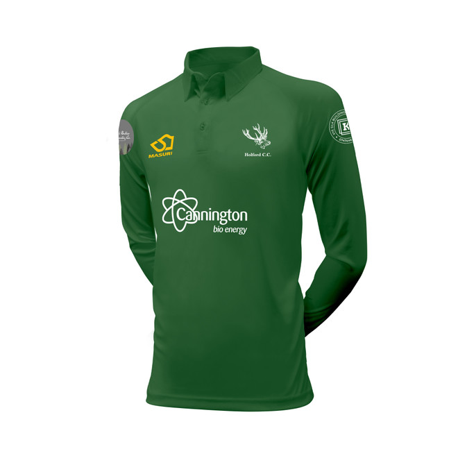 Junior Long Sleeve Coloured Cricket Shirt-HOLFO