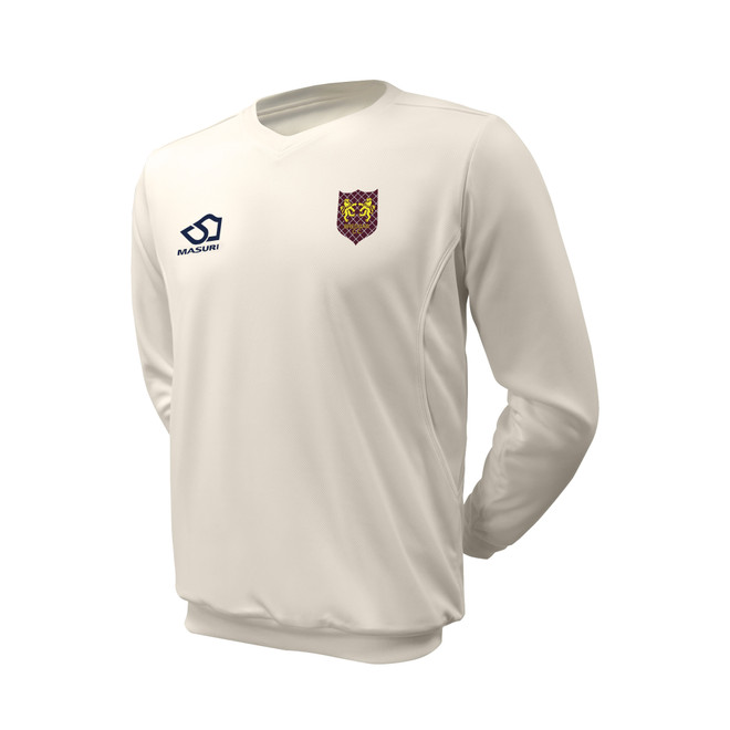 Long Sleeve Cricket Slipover -BREDGR