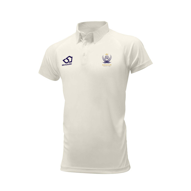 Junior Short Sleeve Cricket Shirt-BIRDCC