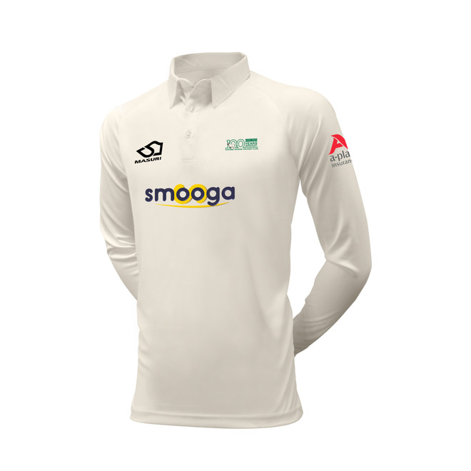 Long Sleeve Cricket Shirt - 100th Anniversary-OFDDCC