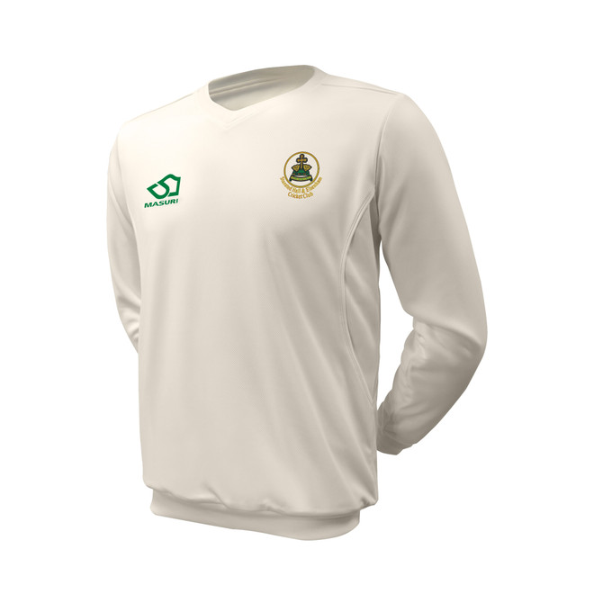 Junior Long Sleeve Cricket Slipover -SHEC