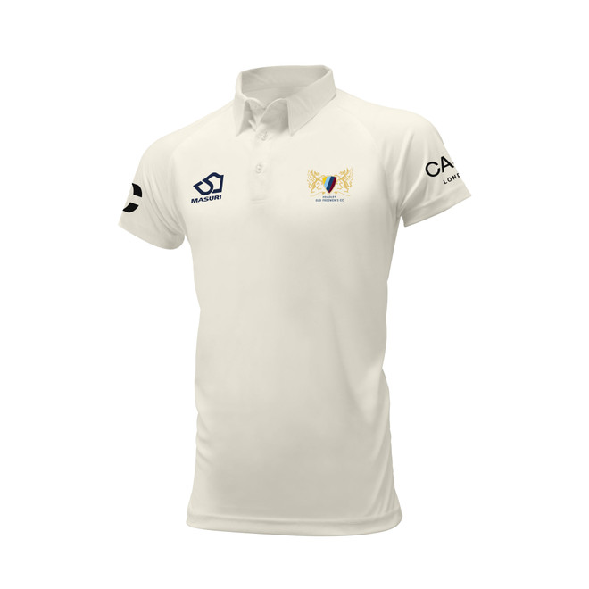 Junior Short Sleeve Cricket Shirt-HOFCC